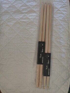 Drum Sticks, 2 Pair 5A Maple Drumsticks - made of hard maple wood